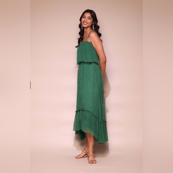 Ritu Kumar Emerald Green Maxi Dress Size XS NWT - Picture 12 of 13